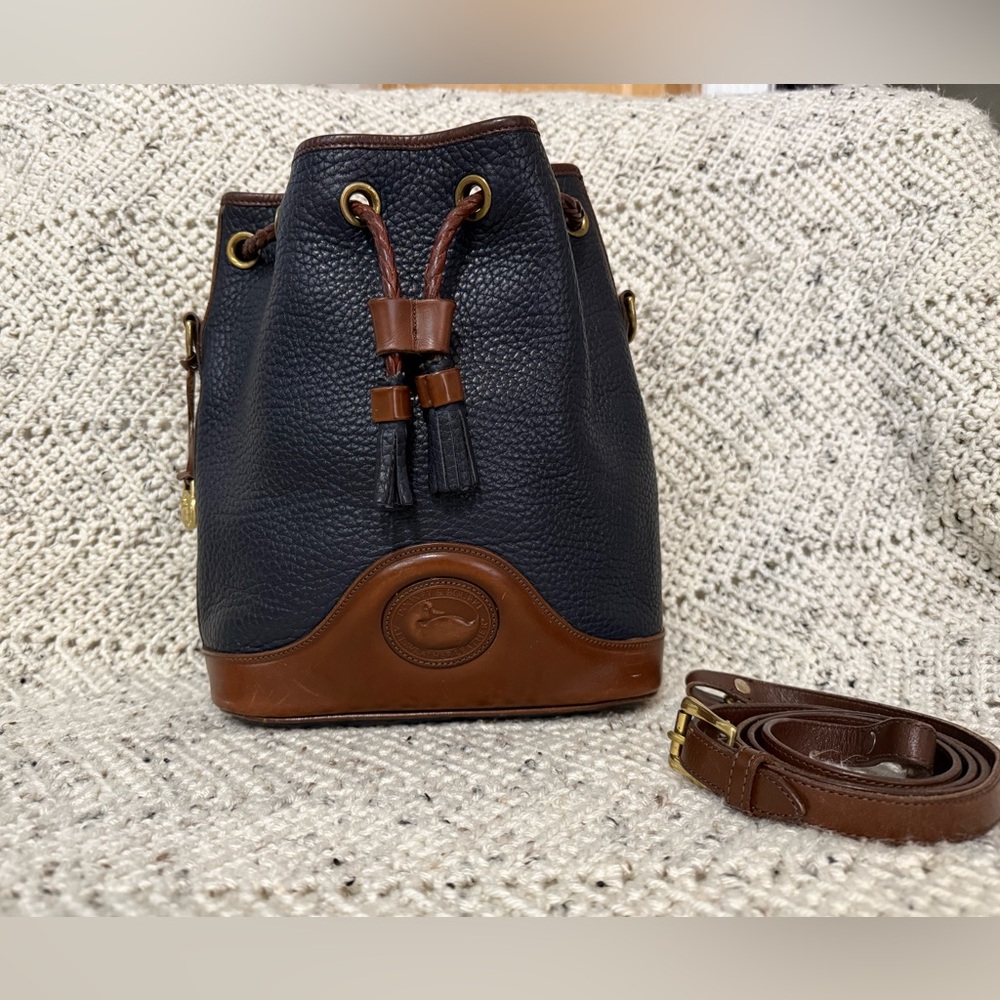 Vintage Dooney and Bourke Drawstring Bucket Bag